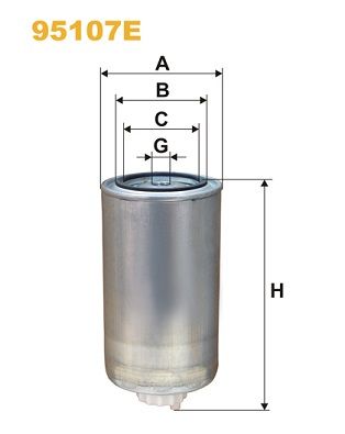 WIX FILTERS Polttoainesuodatin 95107E